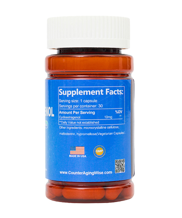 Cycloastragenol 10 Mg – 60 Capsules By TLC Health, Telomere Support, Anti-Aging